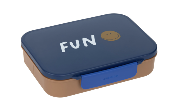 Lässig - Brotdose Bento Lunchbox - Little Gang Smile Blau